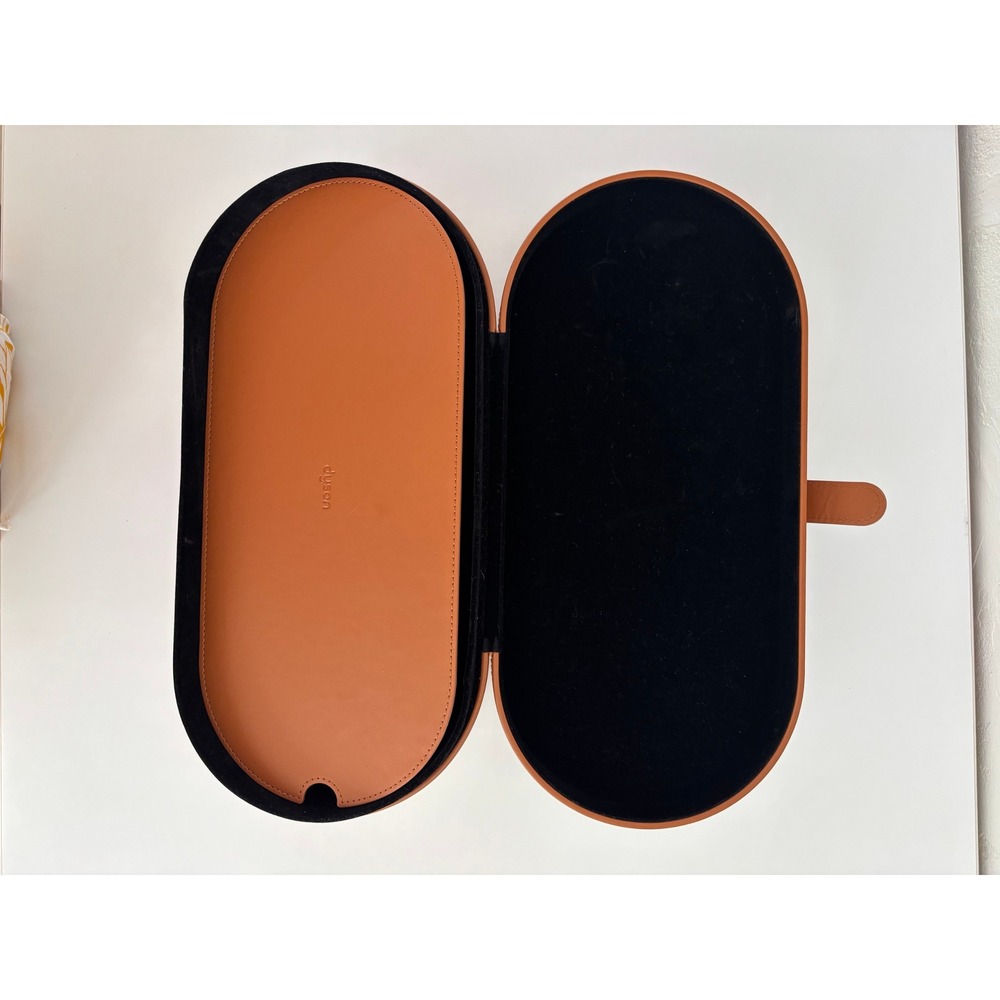 Dyson Airwrap Supersonic‎ Presentation Case Tan Brown Storage Box Magnetic Clasp - Picture 7 of 13